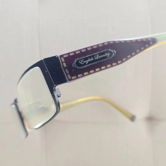 English Laundry Accessories - English Laundry Ladies Glasses Frame Eyewear UNA 52[]16 135 Black/Grape Eyeglass